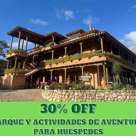 Hotel, Bungalows, Chalet Y Cabanas Aventura Park Villa De Leyva La Periquera Esterno foto