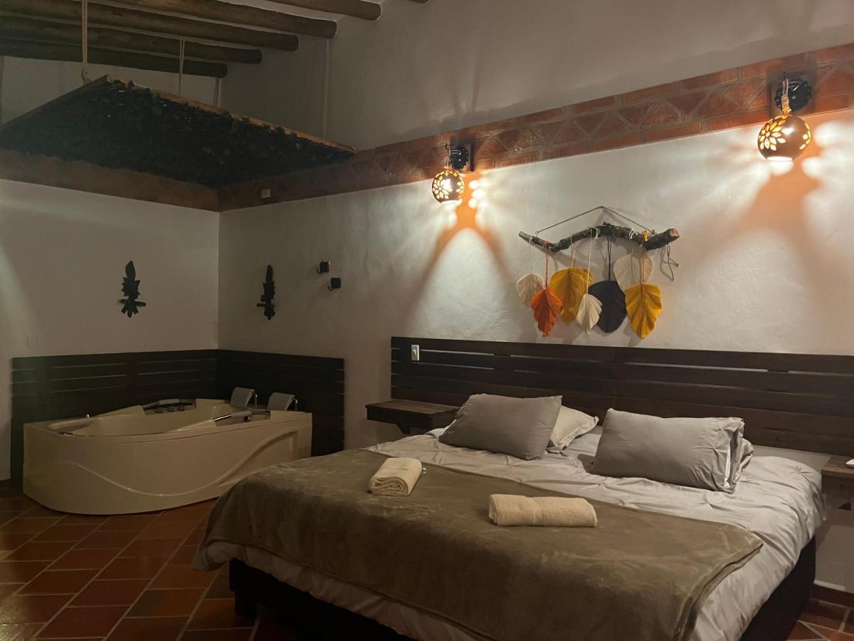 Hotel, Bungalows, Chalet Y Cabanas Aventura Park Villa De Leyva La Periquera Esterno foto